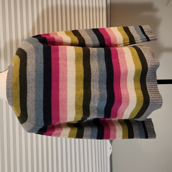 Tabitha Webb multi-coloured striped crew neck sweater, size medium - Picture 4 of 7